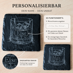 Personalisierter Schiefer Untersetzer Whisky – mit deinem Namen graviert - Gravurliebe