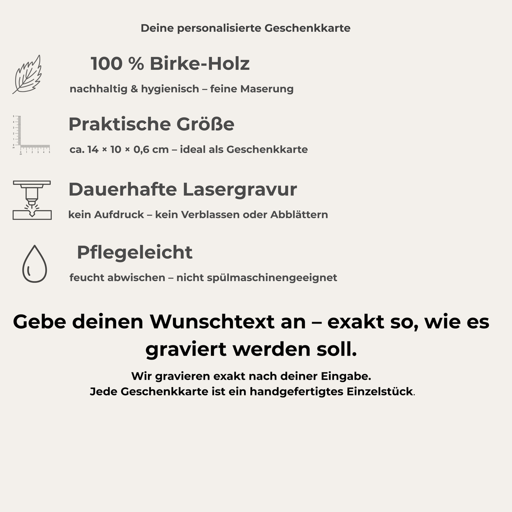 Geldgeschenk aus Holz personalisiert mit Jahreszahl – Wunscherfüller Geschenk für Geburtstag & Jubiläum