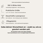 Geldgeschenk aus Holz personalisiert mit Jahreszahl – Wunscherfüller Geschenk für Geburtstag & Jubiläum