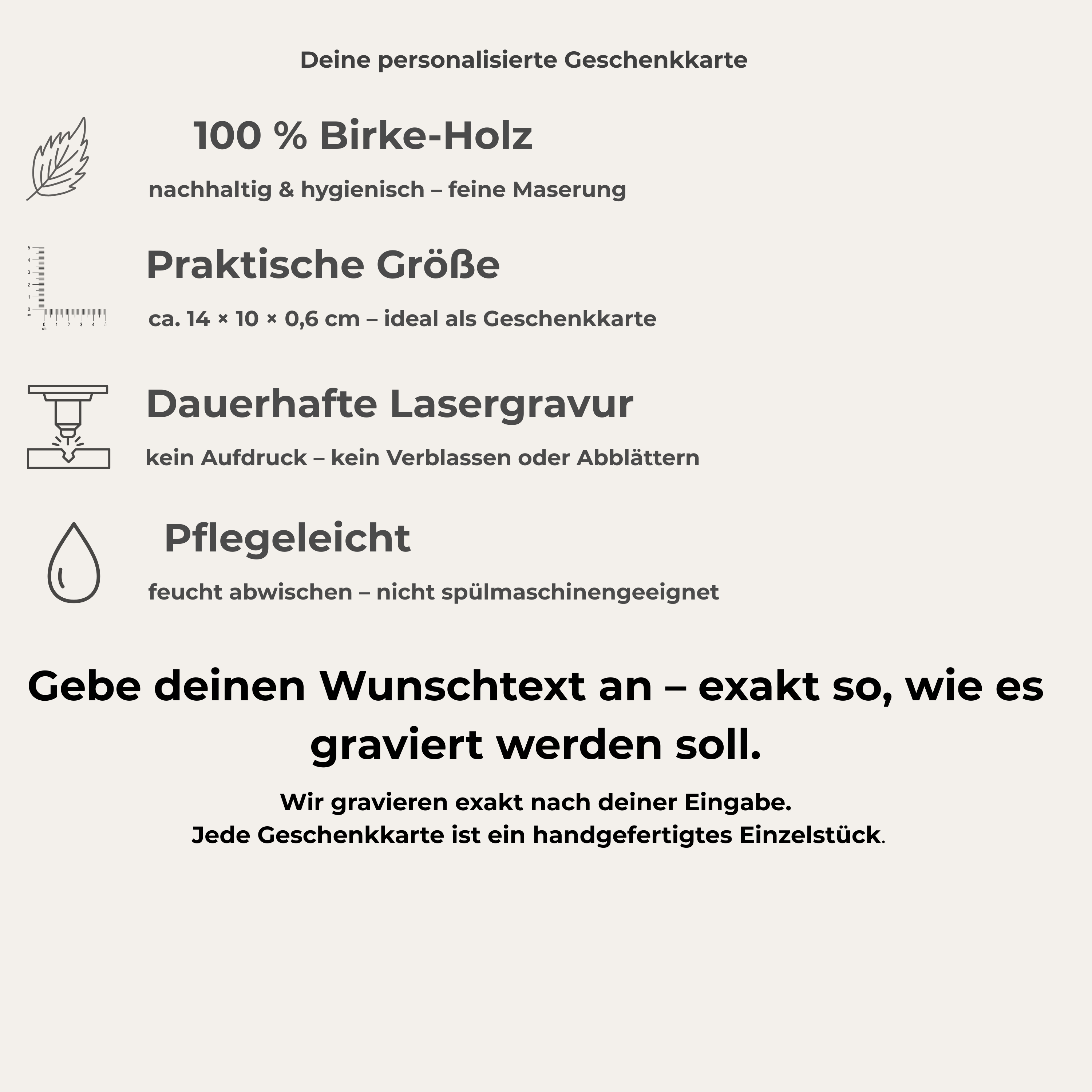 Geldgeschenk aus Holz personalisiert mit Jahreszahl – Wunscherfüller Geschenk für Geburtstag & Jubiläum