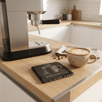 Schiefer Untersetzer personalisiert – Best Mom & Dad oder mit Name - Gravurliebe