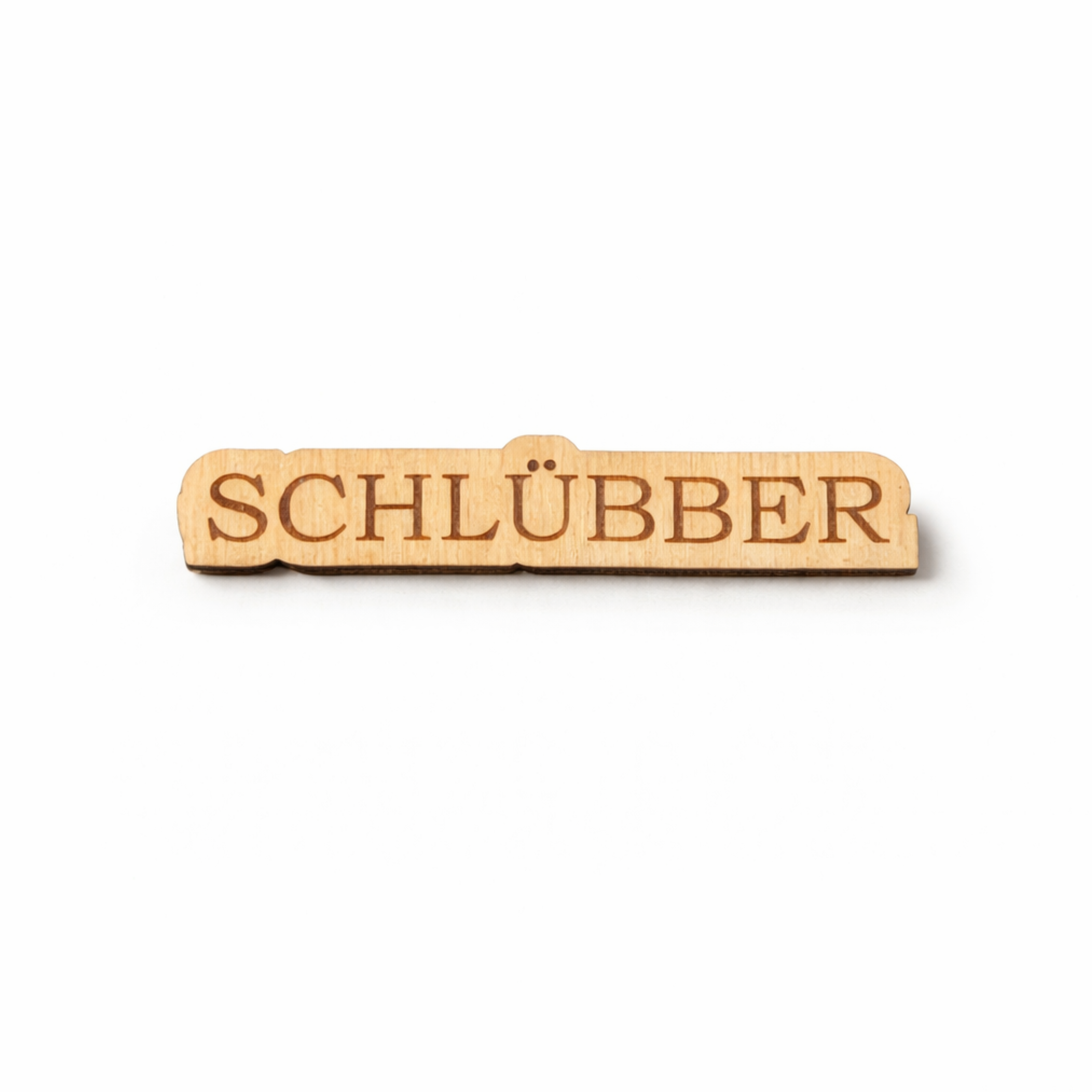 Ruhrpott Kühlschrankmagnet aus Holz – Dialekt Wörter für echte Kumpel