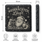 Maßgrafik für Ruhrpott Schieferuntersetzer aus Naturschiefer mit 10 x 10 cm Größe