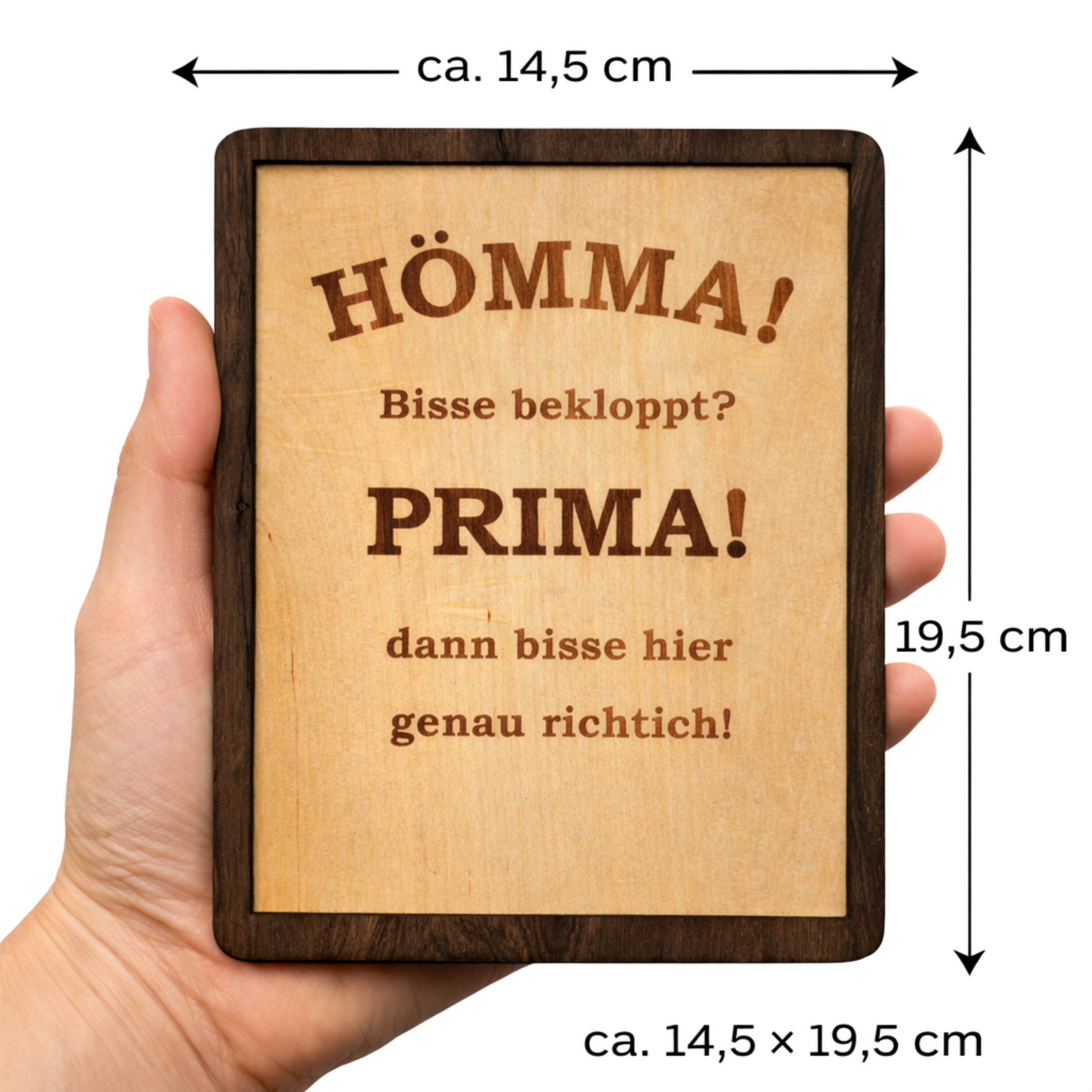 Ruhrpott Wandbild Holz – Bergbau Deko – Geschenk für Kumpel – Malocher Spruch