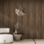 Ruhrpott Wanduhr aus Holz – Bergbau Design mit Schlägel & Eisen – Industrial Deko - Gravurliebe