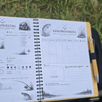 Personalisiertes Fangbuch aus Holz – Premium Angeltagebuch mit Wunschname - Gravurliebe