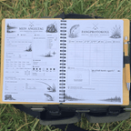 Personalisiertes Fangbuch aus Holz – Premium Angeltagebuch mit Wunschname - Gravurliebe