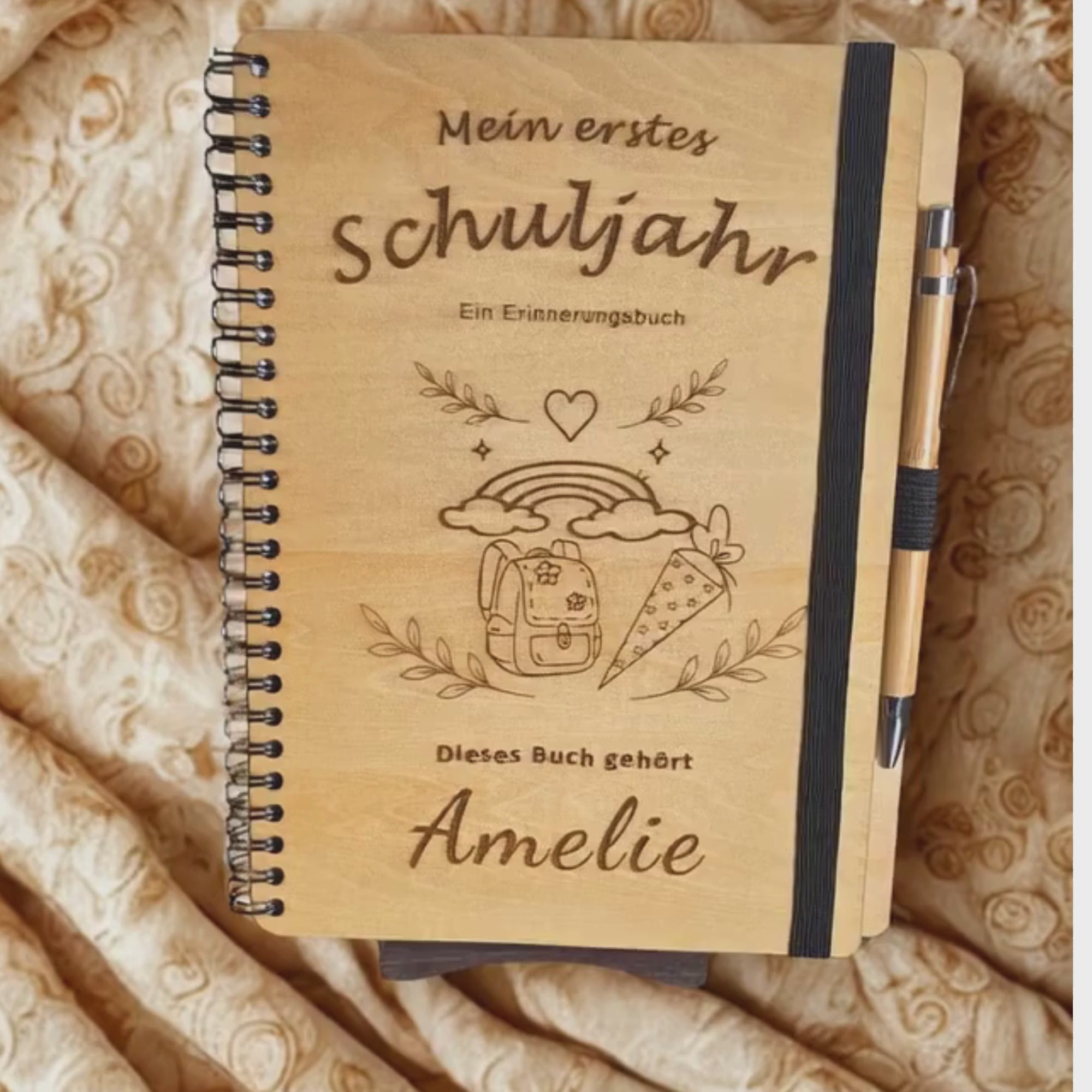 Video zum Einschulungbuch Cover und Herstellung