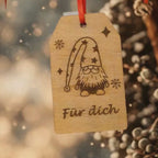 Geschenkanhänger Weihnachten aus Holz – 8 Motive